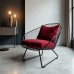 Vertex Geometric Wire Lounge Chair Vertex Geometric Wire Lounge Chair