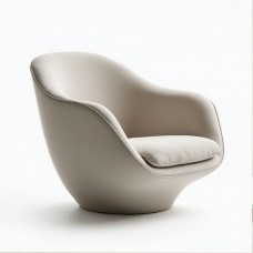 AmoebaForm Sculptural Swivel Lounger