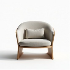 Aura Bentwood Lounge Chair