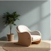 Aura Sculptural Bentwood Lounge Chair Aura Sculptural Bentwood Lounge Chair