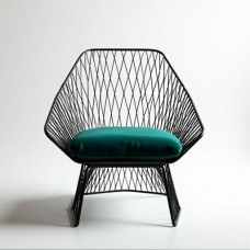 Diamond Weave Wire Lounge Chair Diamond Weave Wire Lounge Chair