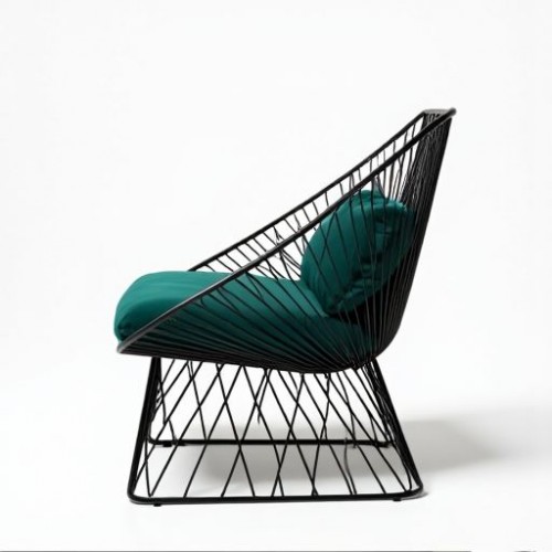 Diamond Weave Wire Lounge Chair Diamond Weave Wire Lounge Chair
