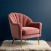 Petal Velvet Shell Armchair Petal Velvet Shell Armchair
