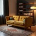 Oslo Teal Velvet Loveseat