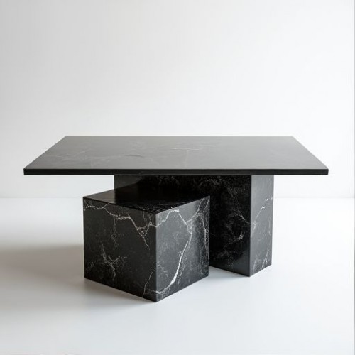 TerraForm Stacked Marble Coffee Table TerraForm Stacked Marble Coffee Table