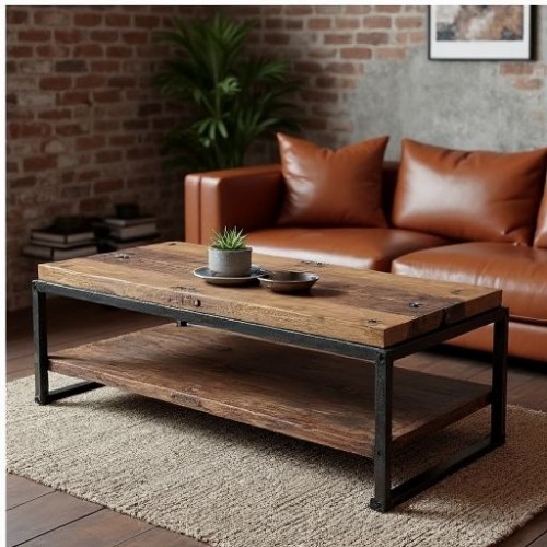 Iron Hearth Reclaimed Wood Coffee Table Iron Hearth Reclaimed Wood Coffee Table