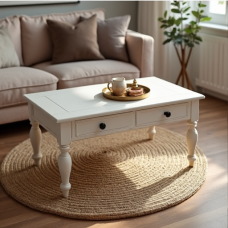 Hollywood Haven Turned Leg Coffee Table