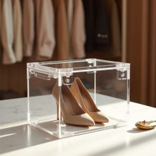 GlamStack Acrylic Shoe Display Boxes