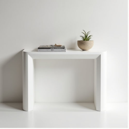 Hollywood Glamour Waterfall Console Table Hollywood Glamour Waterfall Console Table