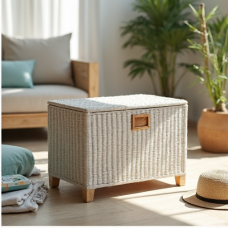 Hollywood Coastal Chic Wicker Storage Chest