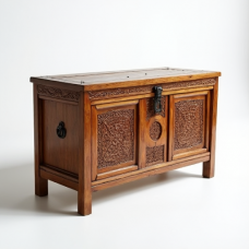 Hollywood Haven Mango Wood Storage Trunk