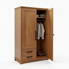 Hollywood Haven Rustic Oak Wardrobe