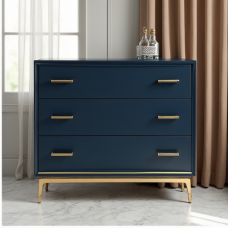 Hollywood Glam Pine 6-Drawer Chest