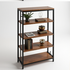 Glamour Haven Industrial Bookshelf