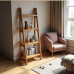 Glamour Oak Ladder Bookcase Glamour Oak Ladder Bookcase