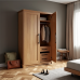 Hollywood Haven Rustic Oak Wardrobe Hollywood Haven Rustic Oak Wardrobe