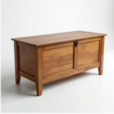 Hollywood Haven Rustic Pine Blanket Box