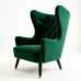 Hollywood Glam Velvet Wingback Chair Hollywood Glam Velvet Wingback Chair