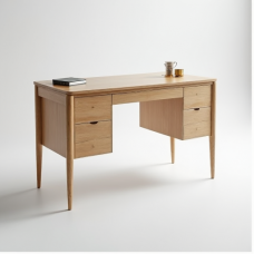 GlamScandi Birch Desk
