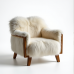 Glamour Haven Sheepskin Accent Chair Glamour Haven Sheepskin Accent Chair