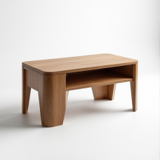 Glamour Oak Rectangular Coffee Table