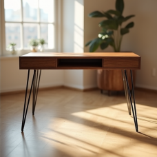 GlamourCraft Hairpin Leg Desk