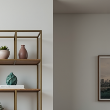 Glamour Haven Minimalist Shelving Unit