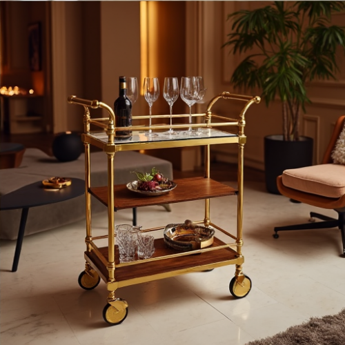 Glamourista Rolling Bar Cart Glamourista Rolling Bar Cart