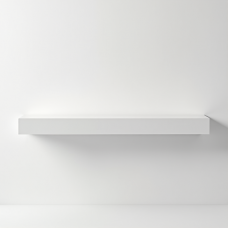 GlamourWave Minimalist Floating Buffet Shelf