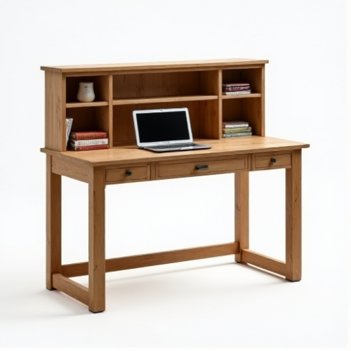 Hollywood Haven Rustic Pine Desk & Hutch Hollywood Haven Rustic Pine Desk & Hutch