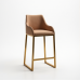 Hollywood Luxe Metal Frame Bar Stool Hollywood Luxe Metal Frame Bar Stool
