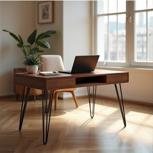 GlamourCraft Hairpin Leg Desk GlamourCraft Hairpin Leg Desk