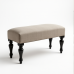 Chateau Luxe Linen Upholstered Bench Chateau Luxe Linen Upholstered Bench