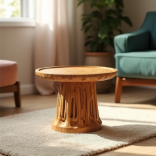 Glamour Grove Mango Wood Side Table