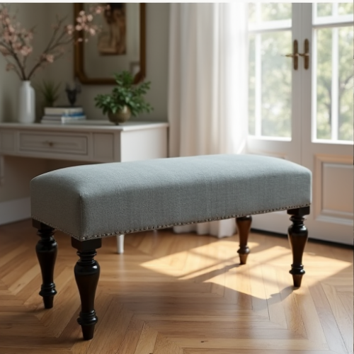Chateau Luxe Linen Upholstered Bench Chateau Luxe Linen Upholstered Bench