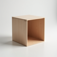 GlamNest Scandinavian Birch Modular Storage Cubes