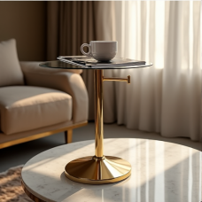Hollywood Glam Adjustable Crank Table
