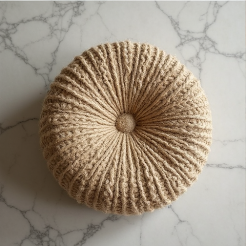 Glamour Weave Jute Pouf Glamour Weave Jute Pouf