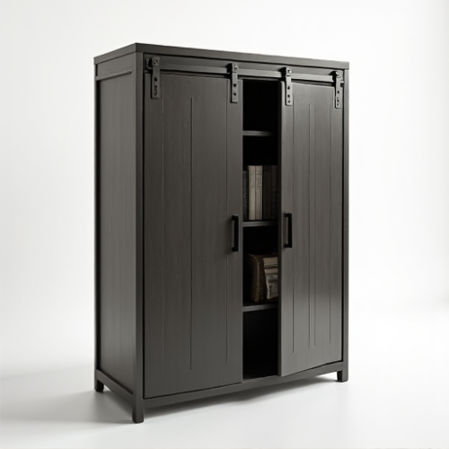 Glamour Barn Door Storage Cabinet Glamour Barn Door Storage Cabinet