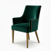 Glamour Haven Brass Leg Dining Chair Glamour Haven Brass Leg Dining Chair