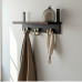 GlamourHaven Wall-Mount Coat Rack & Shelf GlamourHaven Wall-Mount Coat Rack & Shelf