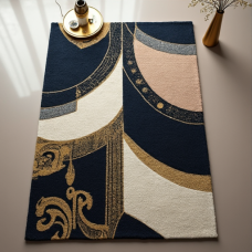 Glamour Geometric Art Deco Rug