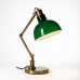 Hollywood Glam Green Glass Banker Lamp Hollywood Glam Green Glass Banker Lamp