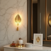 Gilded Palm Elegance Wall Sconce Gilded Palm Elegance Wall Sconce