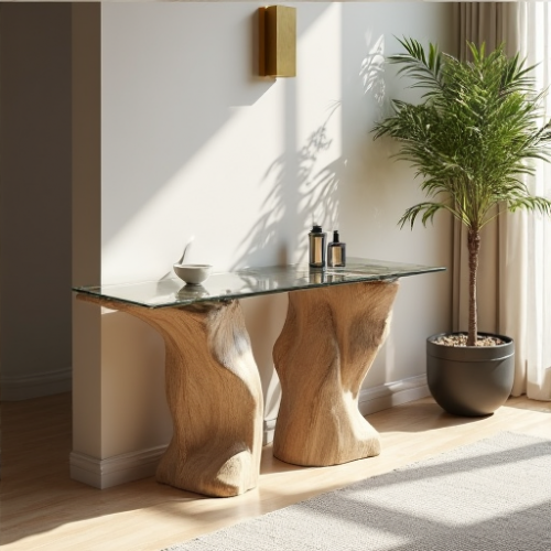 Hollywood Driftwood Elegance Console Table Hollywood Driftwood Elegance Console Table