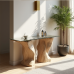 Hollywood Driftwood Elegance Console Table Hollywood Driftwood Elegance Console Table