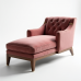 Hollywood Elegance Tufted Chenille Chaise Lounge Hollywood Elegance Tufted Chenille Chaise Lounge