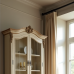 Hollywood Glam Distressed Cream Dining Hutch Hollywood Glam Distressed Cream Dining Hutch