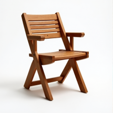 Hollywood Haven Teak Folding Armchair