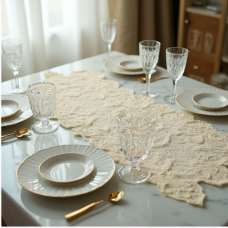 Hollywood Elegance Lace Table Runner